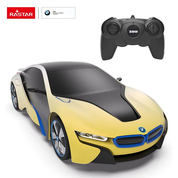 Продукт RASTAR BMW i8 UV Sensitive Collection - Кола с дистанционно управление и променящ се цвят 1:24 - 0 - BG Hlapeta