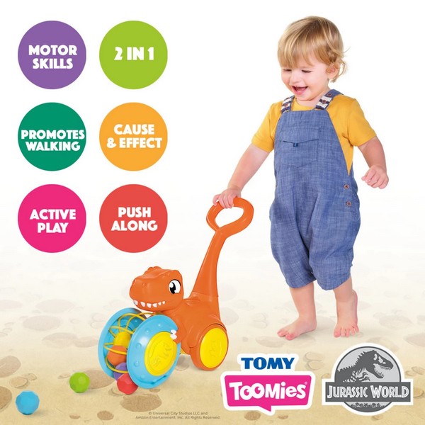 Продукт TOMY Toomies Jurassic World Бутни и събери с T.rex - Буталка,12м+, - 0 - BG Hlapeta