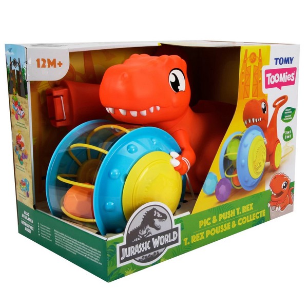 Продукт TOMY Toomies Jurassic World Бутни и събери с T.rex - Буталка,12м+, - 0 - BG Hlapeta