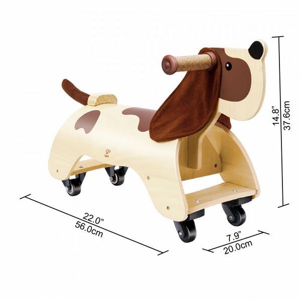 Продукт Hape Дакел за езда - Дървена играчка, 56 x 37.6 x 20 см - 0 - BG Hlapeta