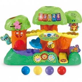 Vtech Дърво с цветни топки - Интерактивна играчка, 12.3 x 43.5 x 31 cm