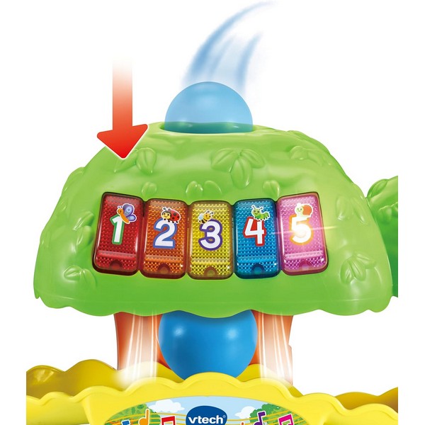 Продукт Vtech Дърво с цветни топки - Интерактивна играчка, 12.3 x 43.5 x 31 cm - 0 - BG Hlapeta