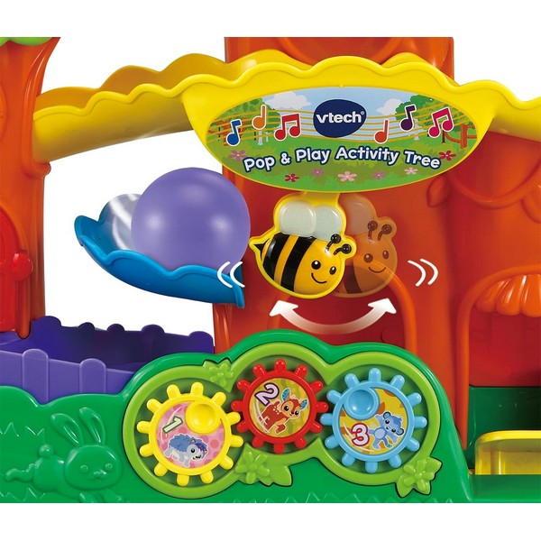 Продукт Vtech Дърво с цветни топки - Интерактивна играчка, 12.3 x 43.5 x 31 cm - 0 - BG Hlapeta