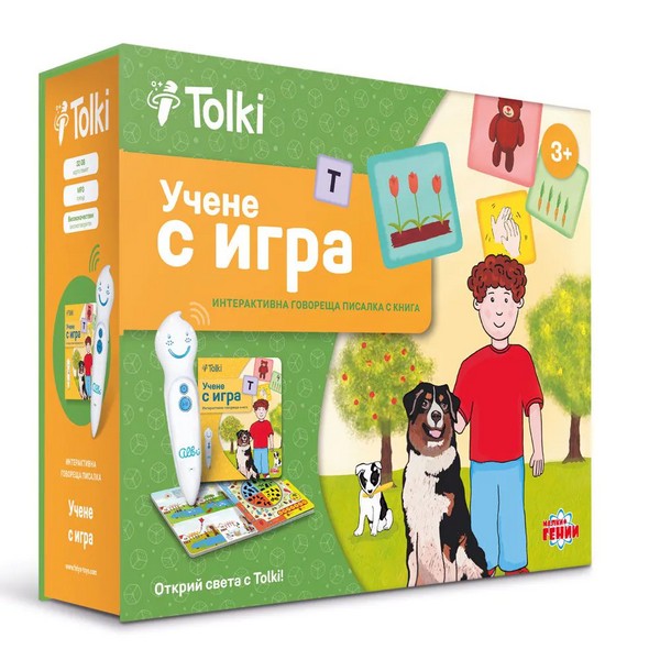 Продукт Tolki Учене с игра - Интерактивна говореща писалка с книга - 0 - BG Hlapeta