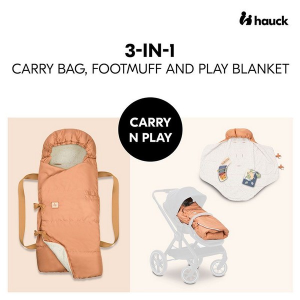 Продукт Hauck Carry N Play - Порт бебе, чувалче за количка и одеяло 3 в 1 - 0 - BG Hlapeta