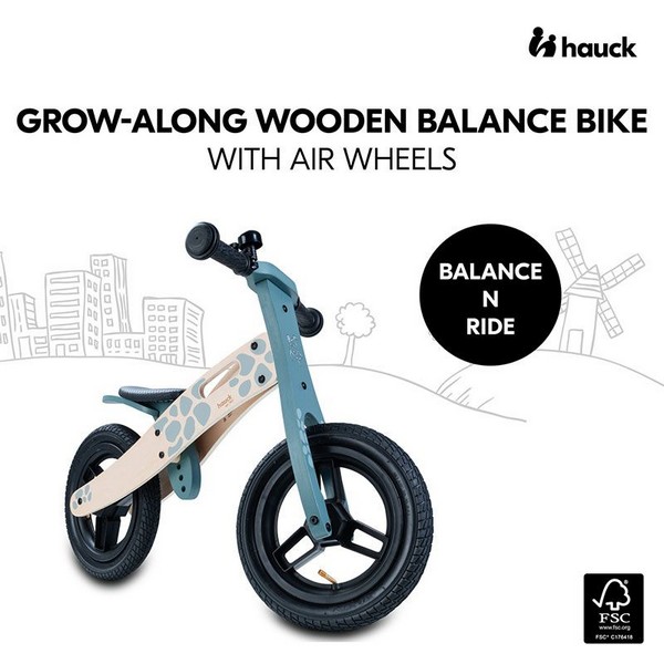 Продукт Hauck Balance N Ride - Дървено Баланс колело 12 инча - 0 - BG Hlapeta