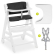 Hauck Beta+ - Дървен стол за хранене, с колелца и табла за хранене 1