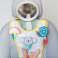 Продукт Taf Toys Коала - Бебешка играчка за кола с огледало, 30 x 43 x 10 см - 2 - BG Hlapeta