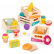 Battat Дървени хранителни продукти - Комплект за игра, 24 части