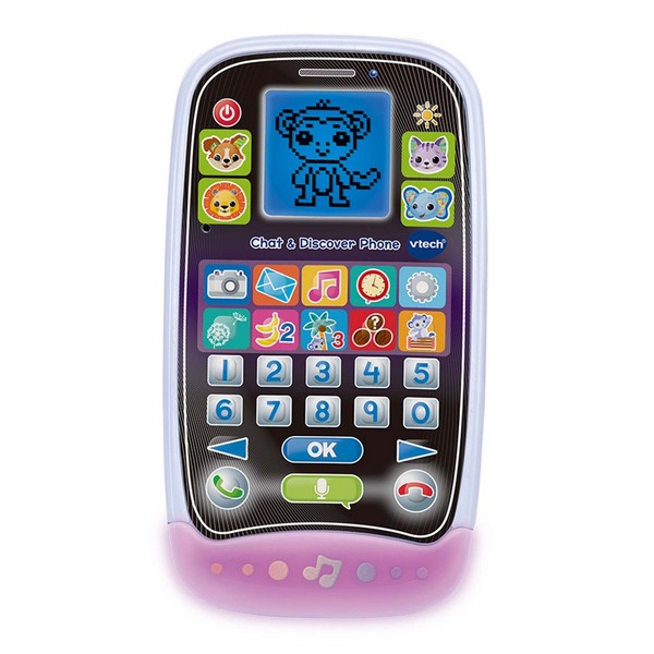 Продукт Vtech Chat and Discover phone - Интерактивна играчка, 2.3 x 8.5 x 15 cm - 0 - BG Hlapeta