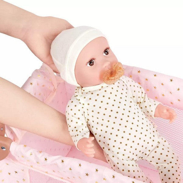 Продукт Battat Lulla Baby - Сгъваема кошара за кукли 14 инча, 33 х 15.24 х 12.7 см - 0 - BG Hlapeta