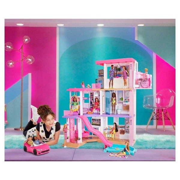 Продукт Mattel Barbie - Комплект Къща на мечтите на 3 етажа - 0 - BG Hlapeta
