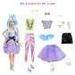 Продукт Mattel Barbie Extra Blue Hair Deluxe - Кукла с домашен любимец и аксесоари, над 30 визии - 6 - BG Hlapeta