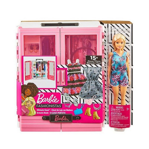 Продукт Mattel Barbie - Гардероб с кукла и аксесоари - 0 - BG Hlapeta