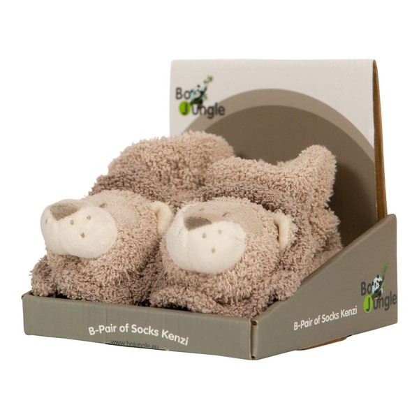 Продукт Bo Jungle Лъвче - Бебешки чорапчета с дрънкалка - 0 - BG Hlapeta