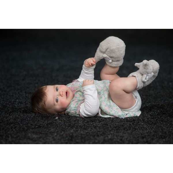 Продукт Bo Jungle Маймунка - Бебешки чорапчета с дрънкалка - 0 - BG Hlapeta