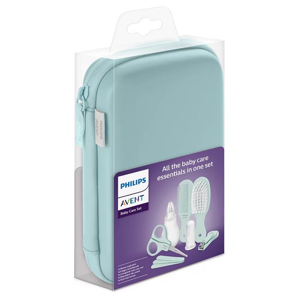 Продукт Philips AVENT - Комплект Грижа за бебето с 9 принадлежности за хигиената и здравето на бебето в красив несесер - 0 - BG Hlapeta