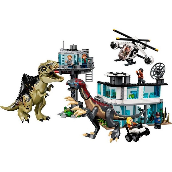 Продукт LEGO Jurassic World Атаката на Гигантозавъра и Теризинозавъра - Конструктор - 0 - BG Hlapeta