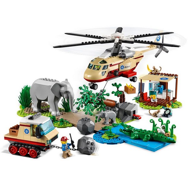 Продукт LEGO City Спасителна операция в дивата природа - Конструктор - 0 - BG Hlapeta