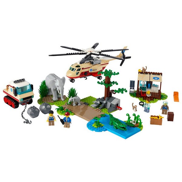 Продукт LEGO City Спасителна операция в дивата природа - Конструктор - 0 - BG Hlapeta