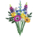 LEGO Icons Botanical Букет диви цветя - Конструктор 6