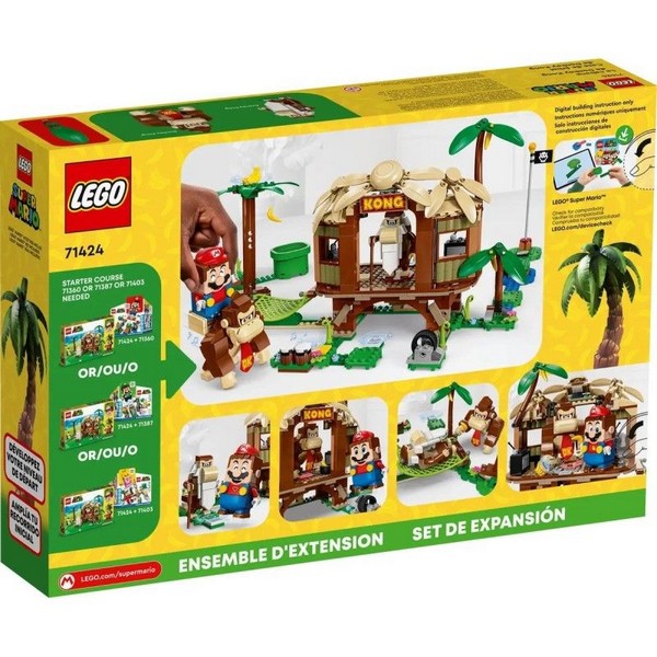 Продукт LEGO Super Mario Комплект с допълнения, Къщата на дърво на Донки Конг - Конструктор - 0 - BG Hlapeta