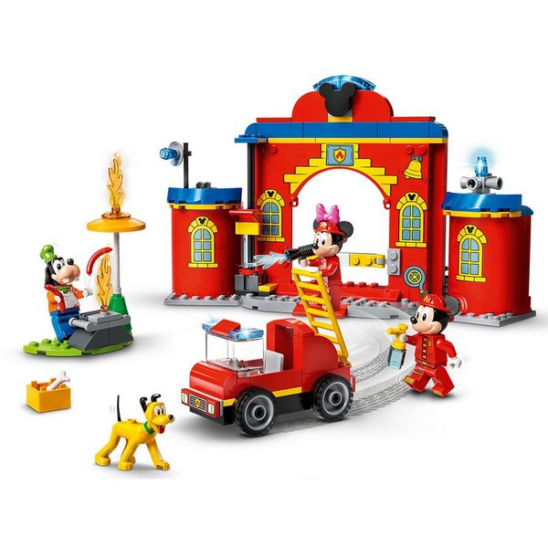 Продукт LEGO Disney Пожарникарска станция и камион на Mickey - Конструктор - 0 - BG Hlapeta