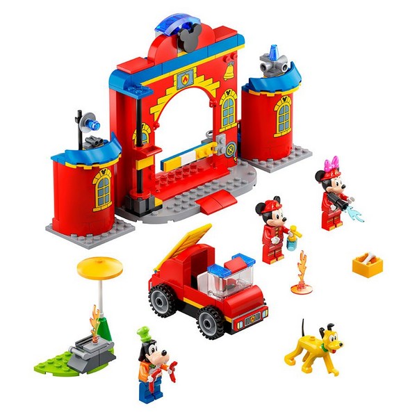 Продукт LEGO Disney Пожарникарска станция и камион на Mickey - Конструктор - 0 - BG Hlapeta