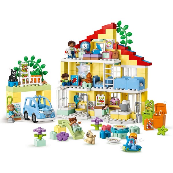 Продукт LEGO DUPLO Town Семейна къща 3 в 1 - Конструктор - 0 - BG Hlapeta