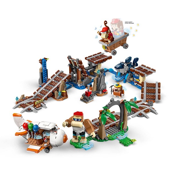 Продукт LEGO Super Mario Diddy Kong's Mine Cart Ride - Комплект с допълнения - 0 - BG Hlapeta