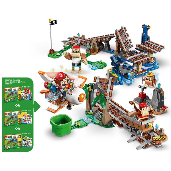 Продукт LEGO Super Mario Diddy Kong's Mine Cart Ride - Комплект с допълнения - 0 - BG Hlapeta