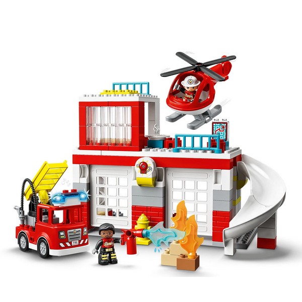 Продукт LEGO DUPLO Town Пожарна команда и хеликоптер - Конструктор - 0 - BG Hlapeta