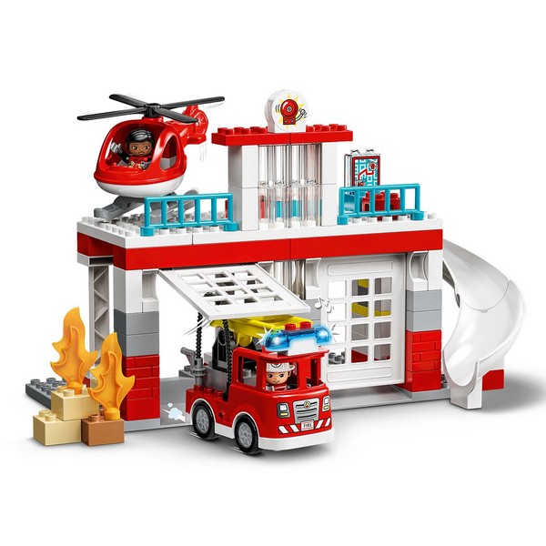 Продукт LEGO DUPLO Town Пожарна команда и хеликоптер - Конструктор - 0 - BG Hlapeta