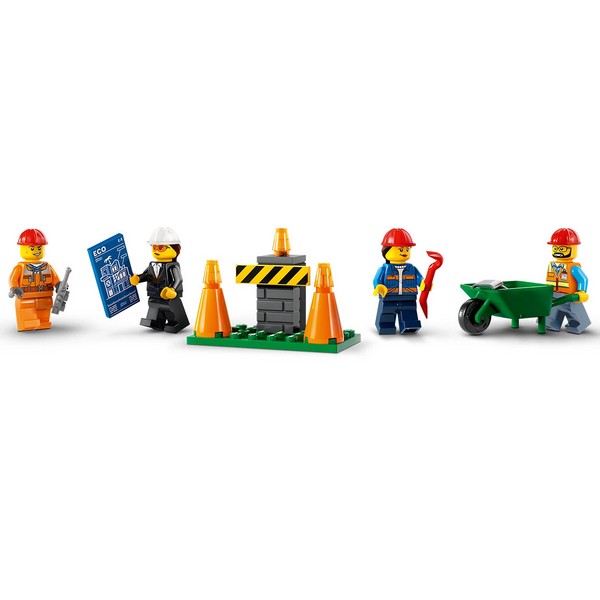 Продукт LEGO City Great Vehicles - Строителни камиони и кран с разбиваща топка - 0 - BG Hlapeta