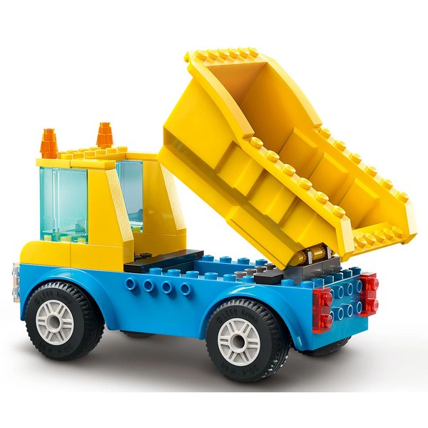 Продукт LEGO City Great Vehicles - Строителни камиони и кран с разбиваща топка - 0 - BG Hlapeta