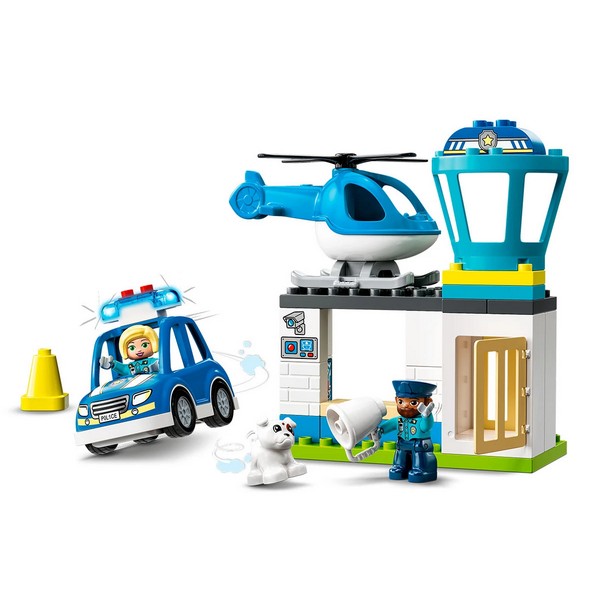 Продукт LEGO DUPLO Town - Полицейски участък и хеликоптер - 0 - BG Hlapeta