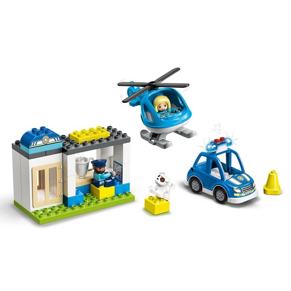 Продукт LEGO DUPLO Town - Полицейски участък и хеликоптер - 0 - BG Hlapeta