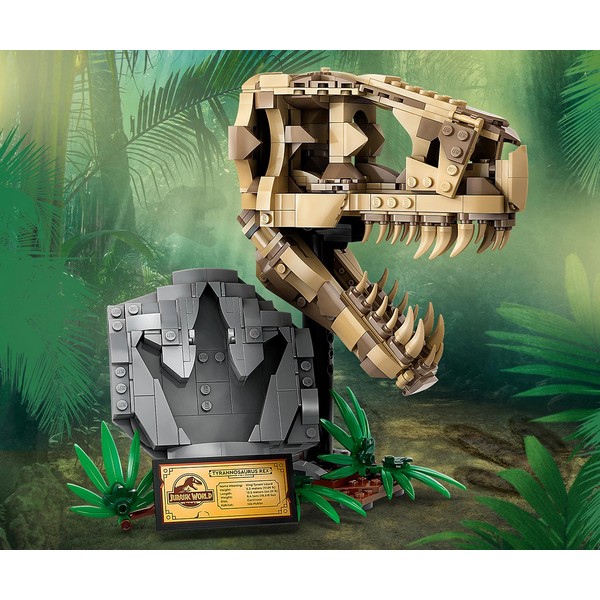 Продукт LEGO Jurassic World - Вкаменелости от динозаври: череп на тиранозавър рекс - 0 - BG Hlapeta