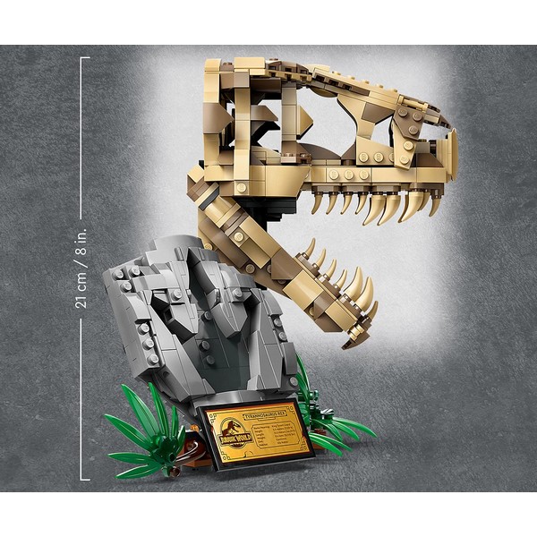 Продукт LEGO Jurassic World - Вкаменелости от динозаври: череп на тиранозавър рекс - 0 - BG Hlapeta