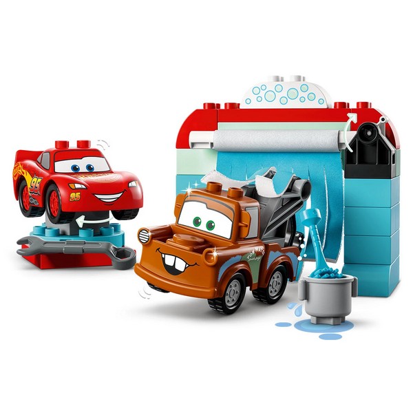 Продукт LEGO DUPLO Disney - Забавления на автомивката със Светкавицата Маккуин и Матю - 0 - BG Hlapeta