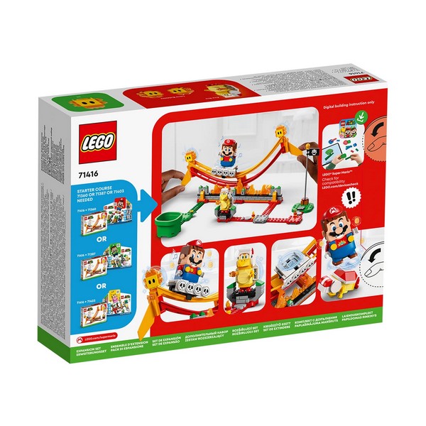 Продукт LEGO Super Mario - Комплект с допълнения Lava Wave Ride - 0 - BG Hlapeta