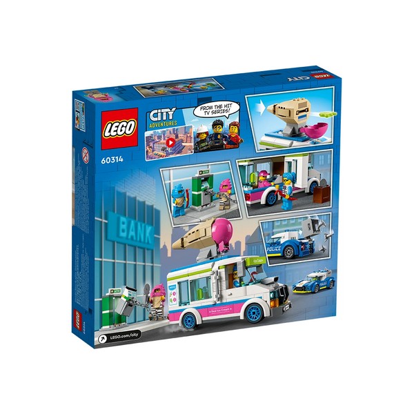 Продукт LEGO City Police - Полицейско преследване с камион за сладолед - 0 - BG Hlapeta