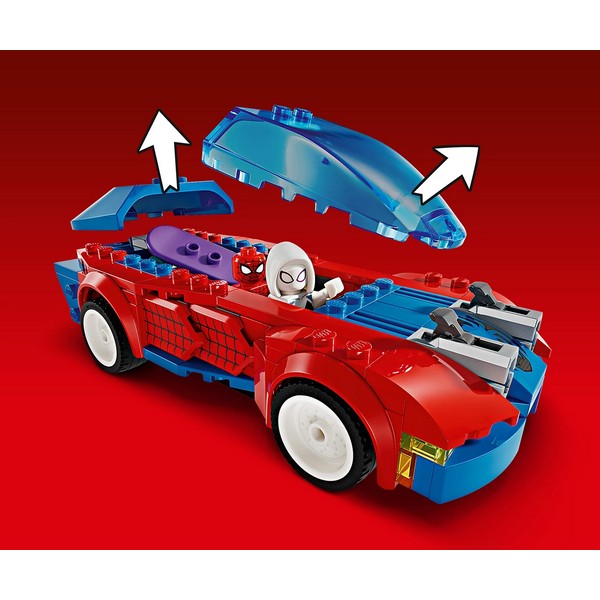 Продукт LEGO Marvel Super Heroes - Състезателната кола на Спайдърмен с Венъм и Зеления гоблин - 0 - BG Hlapeta