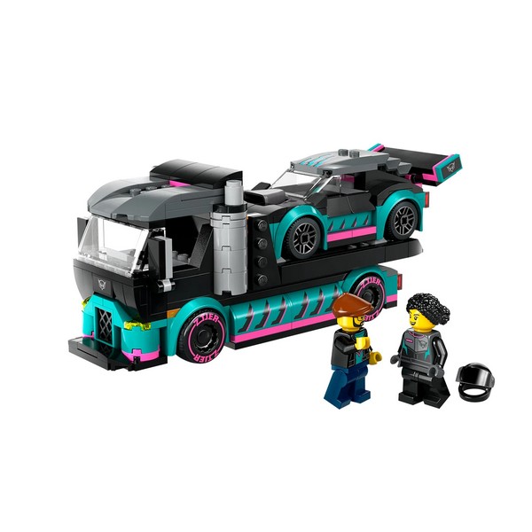 Продукт LEGO City Great Vehicles - Състезателна кола и камион автовоз - 0 - BG Hlapeta