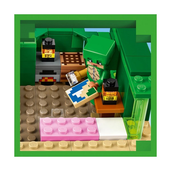 Продукт LEGO Minecraft - Къща на плажа на костенурките - 0 - BG Hlapeta