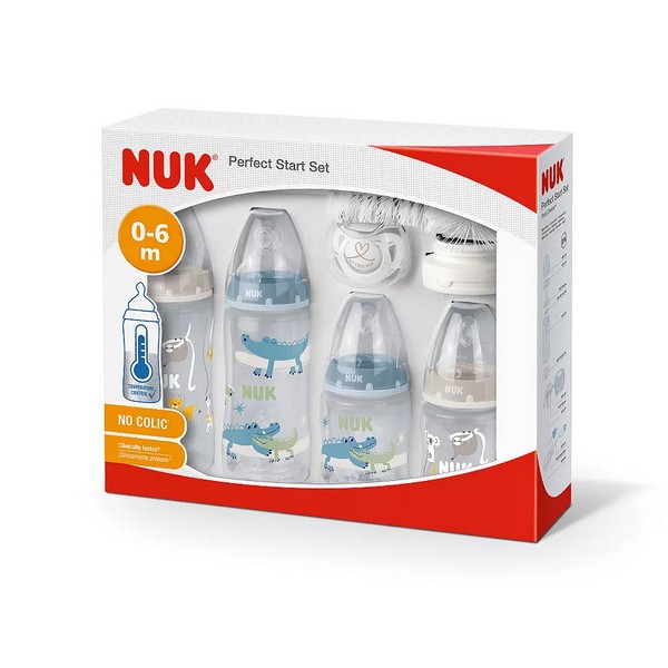 Продукт NUK First Choice + Perfect Start Temperature Control - СЕТ 10 части - 0 - BG Hlapeta