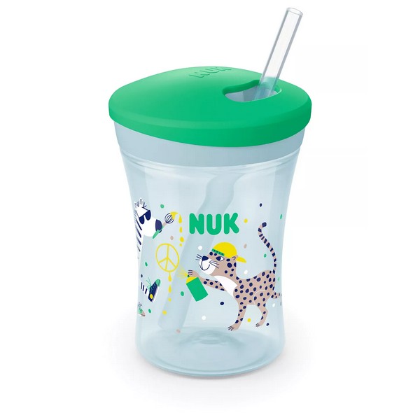 Продукт NUK EVOLUTION Action Cup - Чаша със сламка 230мл., 12+ мес. - 0 - BG Hlapeta