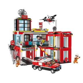 Qman Противопожарна служба - Конструктор, 693 части Qman Противопожарна служба - Конструктор, 693 части
