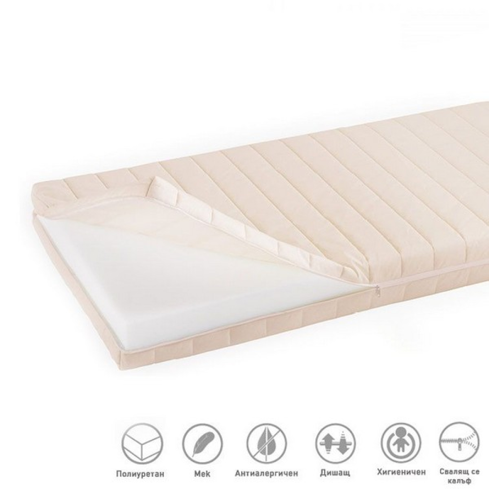 Italbaby 050.6010-16 Baby King Matelas à langer PVC 2 côtés