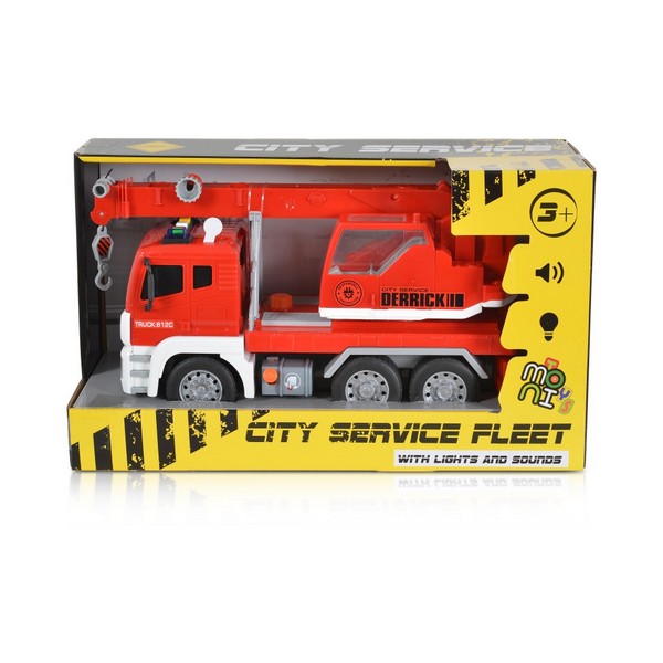 Продукт Moni toys - Камион с кран 1:12 - 0 - BG Hlapeta